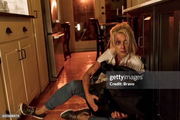 Cohen. Lenny Cohen." Episode 104 -- Pictured: Katherine LaNasa as Sally --