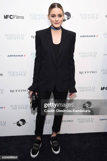 Olivia Palermo attends the "Personal Shopper" premiere at Metrograph on March 9, 2017 in New York City.