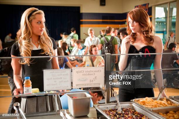 Amanda Bynes and Emma Stone in the FOX Presents network theatrical premiere of Easy A, airing Friday, May 20 on FOX.