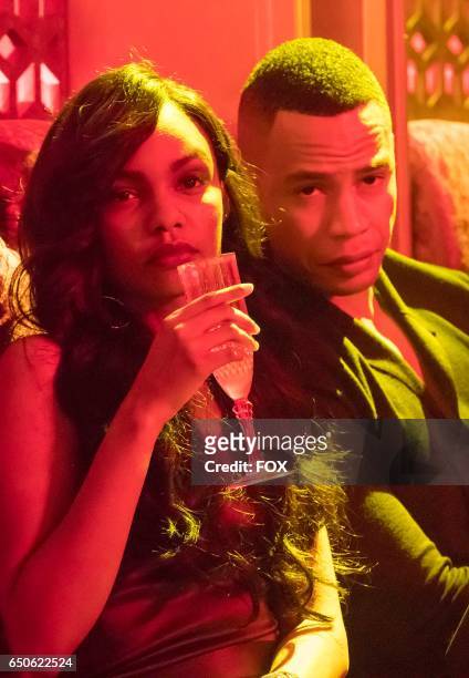 Sierra McClain and Trai Byers in the "Sound & Fury" spring premiere episode of EMPIRE airing Wednesday, March 22 on FOX.