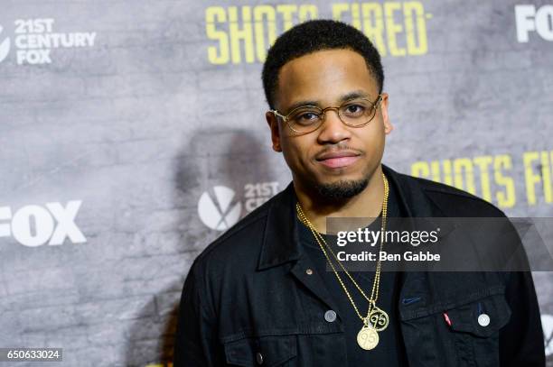 Actor Mack Wilds attends the "Shots Fired" New York Special Screening at The Paley Center for Media on March 9, 2017 in New York City.