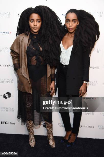 Quann and Cipriana Quann attend the "Personal Shopper" premiere at Metrograph on March 9, 2017 in New York City.