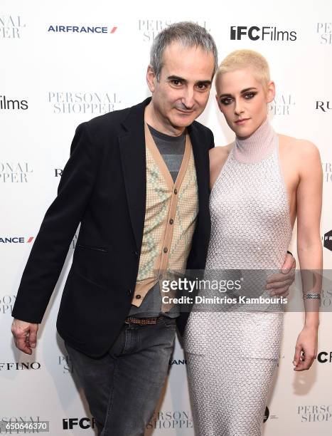 Director Olivier Assayas and actress Kristen Stewart attend the "Personal Shopper" premiere at Metrograph on March 9, 2017 in New York City.