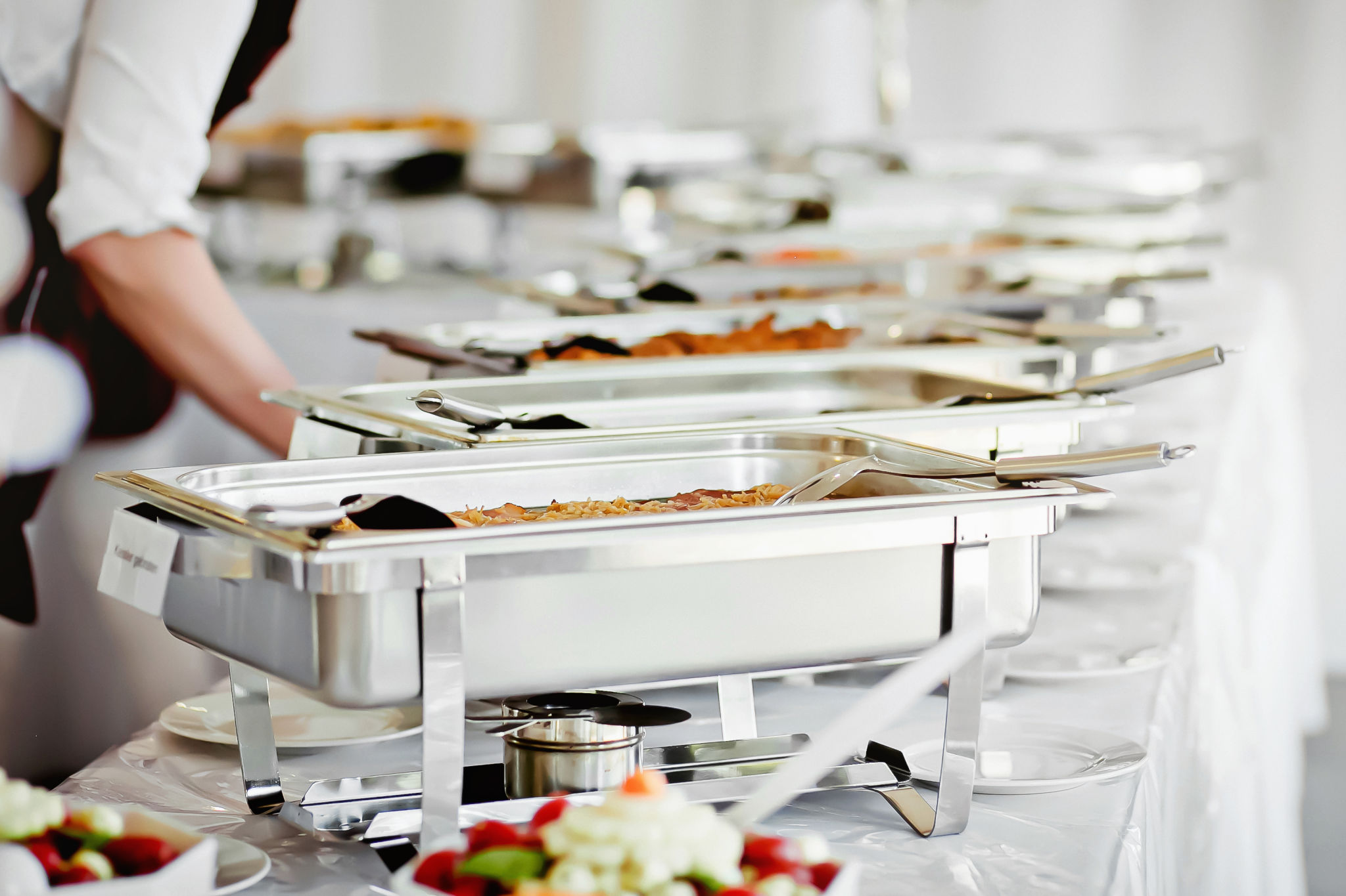 event catering setup