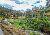 Andean Scene Alausi Ecuador