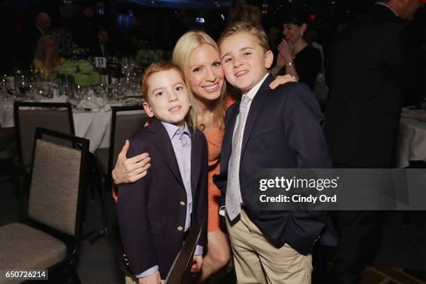 Brendan Hesterberg, Liza Huber, and Royce Alexander Hesterberg attend UCP of NYC 70th Anniversary Gala on March 9, 2017 in New York City.