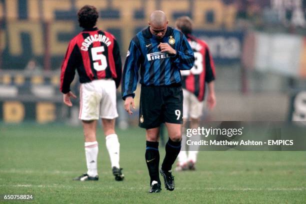 Inter Milan's Ronaldo finds the going tough as he returns to face rivals AC Milan