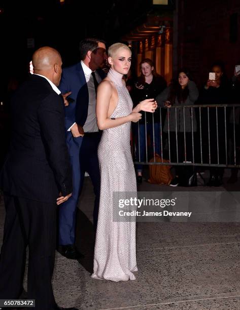 Kristen Stewart arrives to the 'Personal Shopper' New York Premiere at Metrograph on March 9, 2017 in New York City.