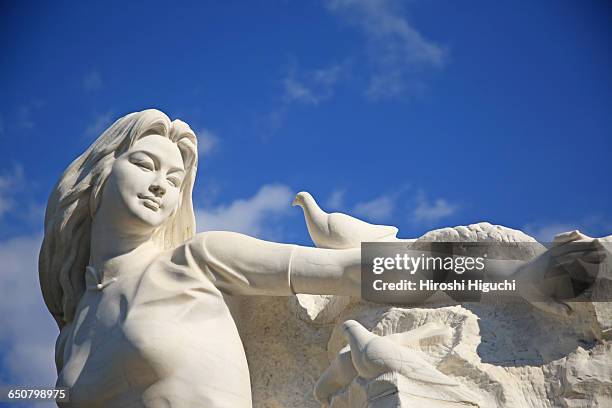 nagasaki peace park, japan - nagasaki kyushu stock pictures, royalty-free photos & images