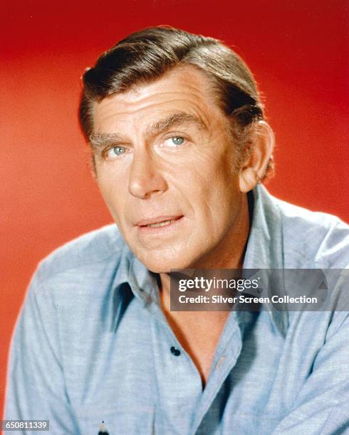 American actor Andy Griffith , circa 1975.