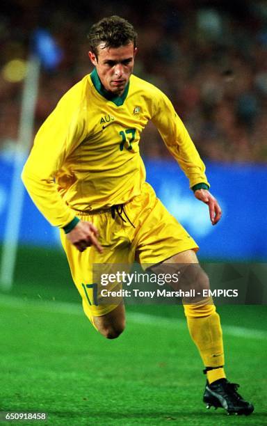 Australia's Michael Curcija in action against Nigeria