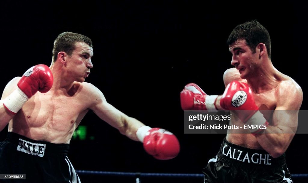 Boxing - WBO Super-Middleweight Championship - Joe Calzaghe v Richie Woodhall
