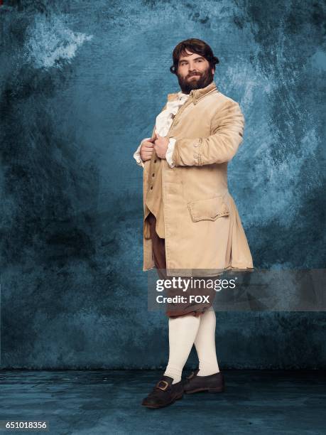 John Gemberling as John Hancock in MAKING HISTORY premiering midseason on FOX.