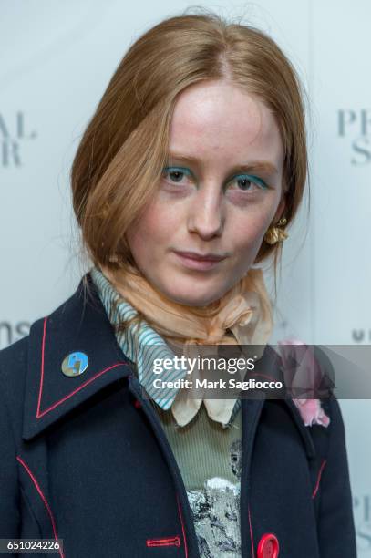 Actress India Menuez attends the "Personal Shopper" New York Premiere at Metrograph on March 9, 2017 in New York City.