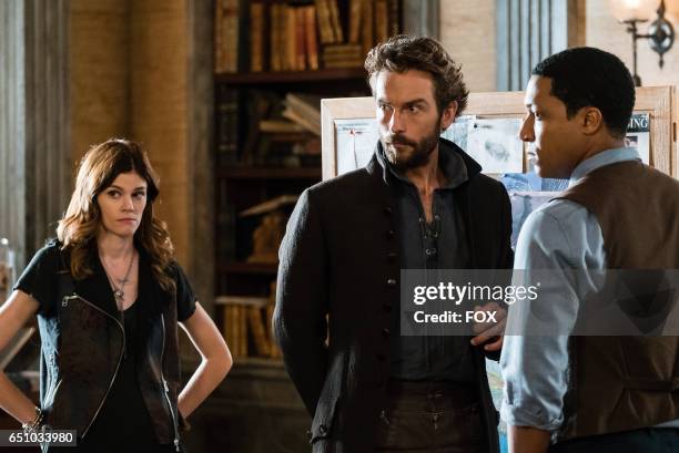 Rachel Melvin, Tom Mison and Jerry MacKinnon in the Blood From A Stone episode of SLEEPY HOLLOW airing Friday, Feb. 3 on FOX.