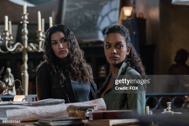 Janina Gavankar and Lyndie Greenwood in the Homecoming episode of SLEEPY HOLLOW airing Friday, Feb. 10 on FOX.