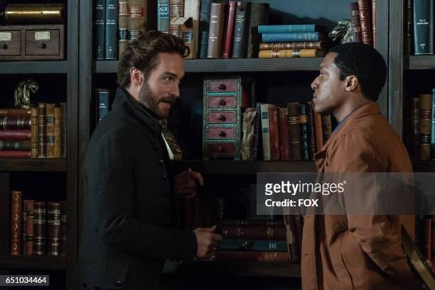 Tom Mison and Jerry MacKinnon in theHomecoming episode of SLEEPY HOLLOW airing Friday, Feb. 10 on FOX.