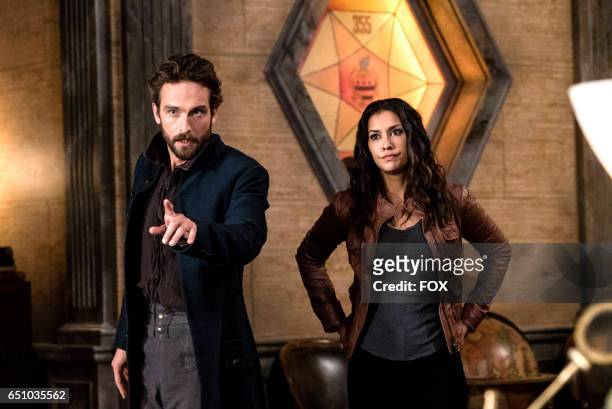Tom Mison and Rachel Melvin in theSick Burn episode of SLEEPY HOLLOW airing Friday, Feb. 24 on FOX.
