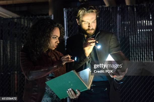 Lyndie Greenwood and Tom Mison in the Insatiable episode of SLEEPY HOLLOW airing Friday, March 10 on FOX.