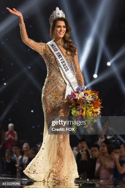 Iris Mittenaere, Miss France 2016 is crowned Miss Universe at the conclusion The 65th MISS UNIVERSE® Telecast airing on FOX at 7:00 PM ET live/PT...