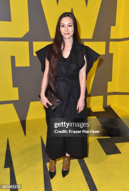 China Chow attends the Hermes: Dwtwn Men - s/s17 Runway Show on March 9, 2017 in Los Angeles, California.
