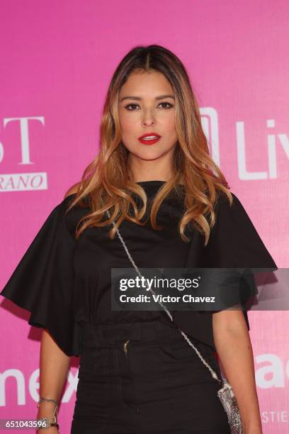 Grettell Valdez attends the Liverpool Fashion Fest Spring/Summer 2017 at Televisa San Angel on March 9, 2017 in Mexico City, Mexico.