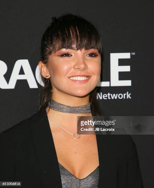Maddison Jaizani attends the premiere screening of Crackle's 'Snatch' on March 9, 2017 in Los Angeles, California.