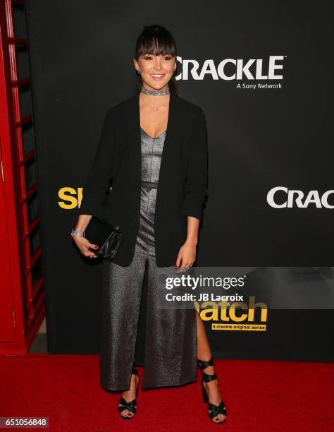 Maddison Jaizani attends the premiere screening of Crackle's 'Snatch' on March 9, 2017 in Los Angeles, California.