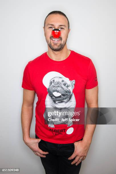 Comedian Paddy McGuinness raises money for Comic Relief by appearing on multiple TV shows in one day at London Studios on March 10, 2017 in London,...