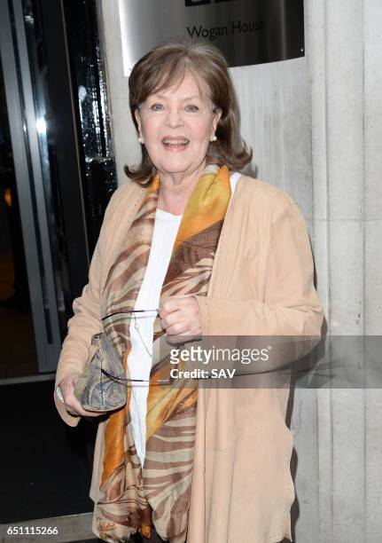 Pauline Collins at BBC Radio 2 on March 10, 2017 in London, England.