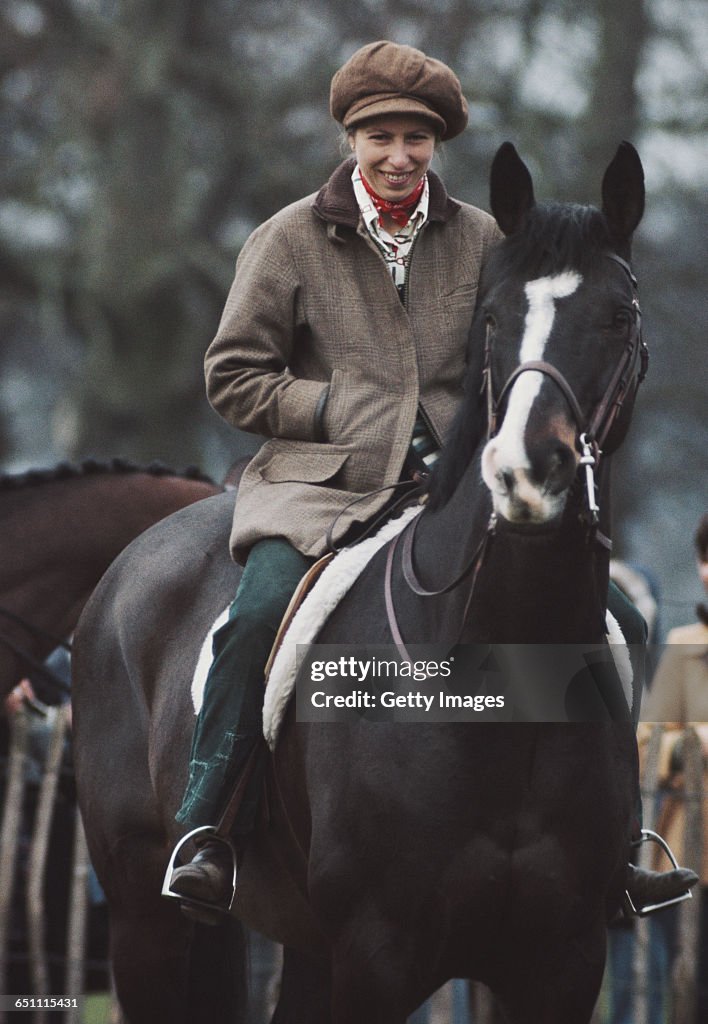 Princess Anne At Badminton Horse Trials