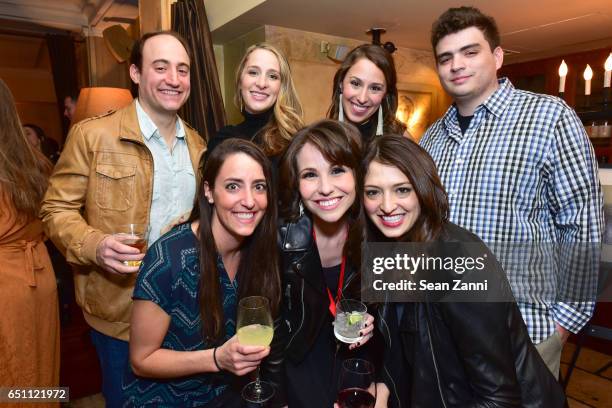 Kalin, Jenna Kalin, Lindsay Holden, Alana Kalin, Katy Williamson, Jesse Mash and Brett Yulman attend VIP Pre-Concert Cocktail Party for John Varvatos...