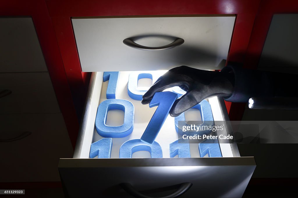 Data being stolen from drawer
