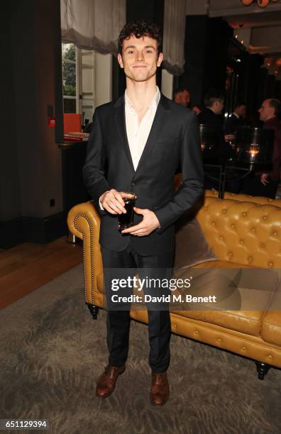 Charlie Stemp attends the Olivier Awards 2017 nominees celebration at Rosewood London on March 10, 2017 in London, England.