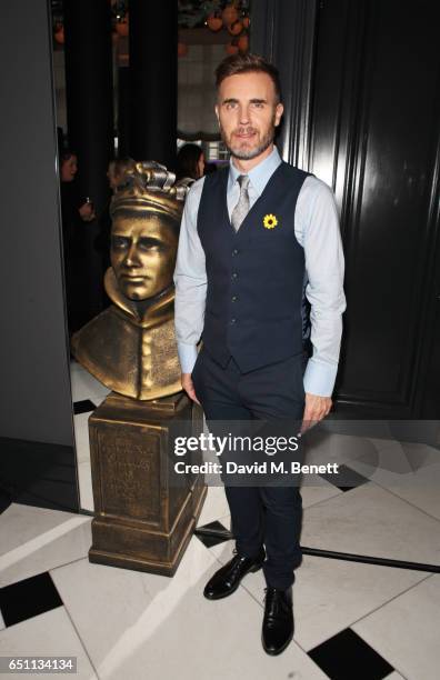 Gary Barlow attends the Olivier Awards 2017 nominees celebration at Rosewood London on March 10, 2017 in London, England.