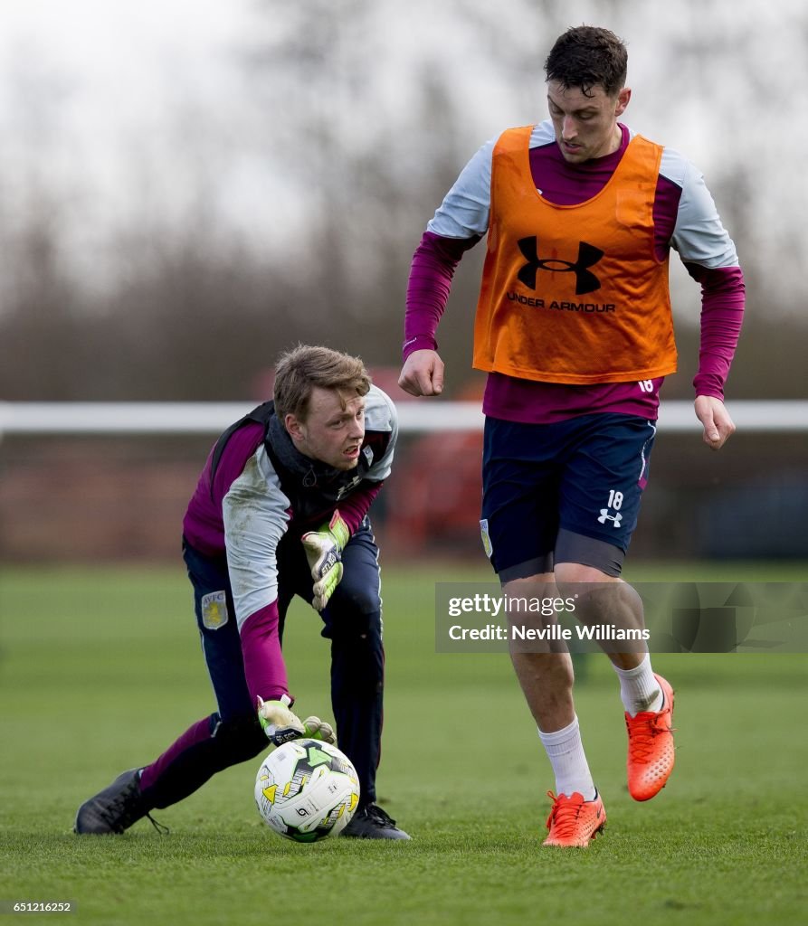 Aston Villa Training Session