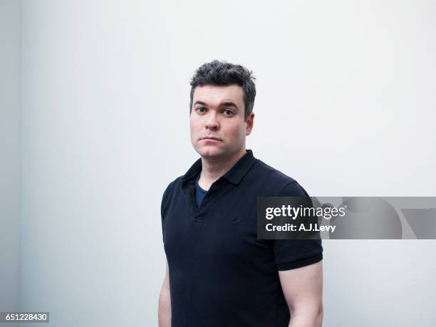 Composer and conductor Ryan Wigglesworth is photographed for the Financial Times on February 15, 2017 in London, England.