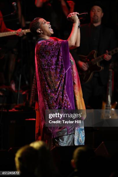 Lisa Fischer performs during "Love Rocks NYC! A Change is Gonna Come: Celebrating Songs of Peace, Love and Hope" - a benefit concert for God's Love...