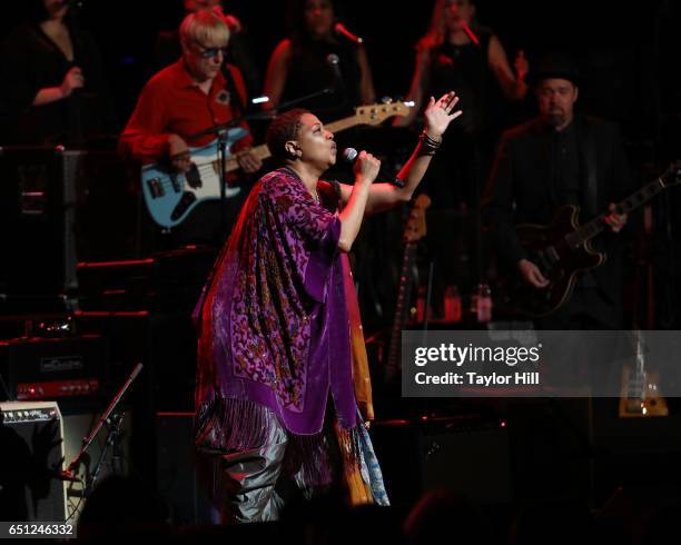 Lisa Fischer performs during "Love Rocks NYC! A Change is Gonna Come: Celebrating Songs of Peace, Love and Hope" - a benefit concert for God's Love...