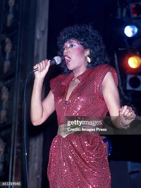 The Pointer Sisters in concert circa 1982 in New York City.