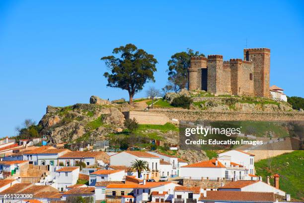 Cortegana, Castle, Sierra de Aracena y Picos Aroche natural park, Huelva province, Andalusia, Spain.