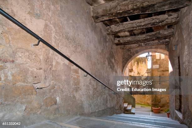 Entrance To The Piccola Gerusalemme. Pitigliano. Italy.