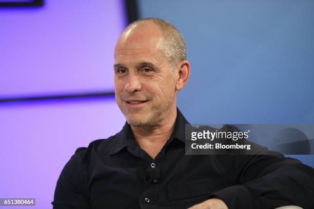 Brian Robbins, co-founder and former chief executive officer of AwesomenessTV Inc., speaks during the Montgomery Summit in Santa Monica, California,...
