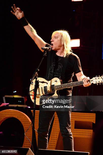 Joe Walsh performs onstage during "Love Rocks NYC! A Change is Gonna Come: Celebrating Songs of Peace, Love and Hope" A Benefit Concert for God's...