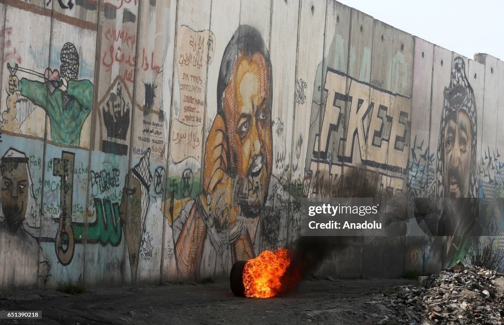 Protest in solidarity with Palestinian journalist prisoners