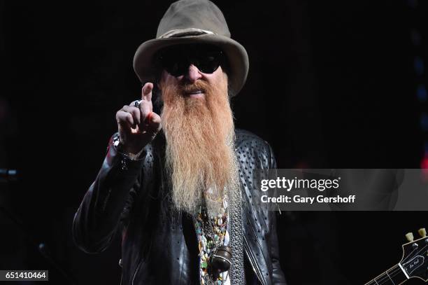 Billy Gibbons performs during "Love Rocks NYC! A Change is Gonna Come: Celebrating Songs of Peace, Love and Hope" A Benefit Concert for God's Love We...