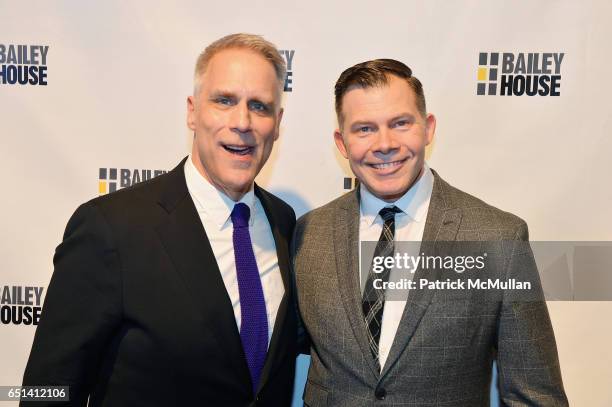 Dan Scheffey and Eric Douglas attend the Bailey House Gala & Auction 2017 at Pier Sixty at Chelsea Piers on March 9, 2017 in New York City.