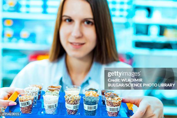 lab technician with food samples - food allergy stock pictures, royalty-free photos & images