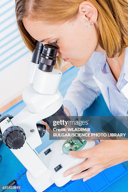 Microscope Check 422 Pcb Microscope Stock Photos, High-Res Pictures, and Images - Getty ...