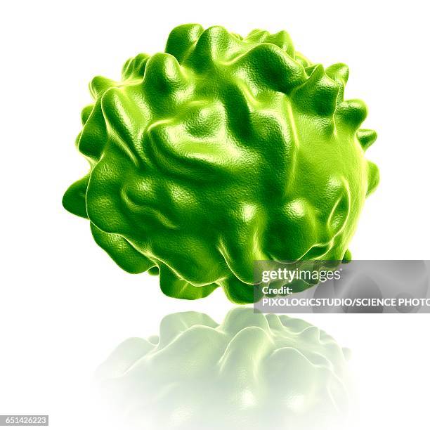 smallpox virus, illustration - smallpox stock illustrations